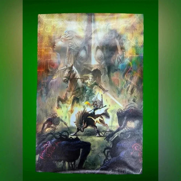The Legend of Zelda - Twilight Princess Poster - 16”w x  23”h 🐺⛓️🗡️🛡️💚 - Picture 1 of 1